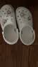 卡骆驰（CROCS）贝雅洞洞鞋男鞋女鞋轻便耐磨一脚蹬拖鞋休闲鞋百搭花园鞋|10126 白-100(含智必星) 37 /38(230mm) 实拍图
