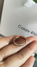 Colaivkloia满天星戒指女玫瑰金色对戒情侣戒指时尚指环七夕情人节生日礼物送 Tk0326新玫瑰金色满天星 美码6号 实拍图