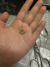 周大福福字圆牌万字福牌黄金吊坠女约3.05g EOF1684生日礼物 实拍图