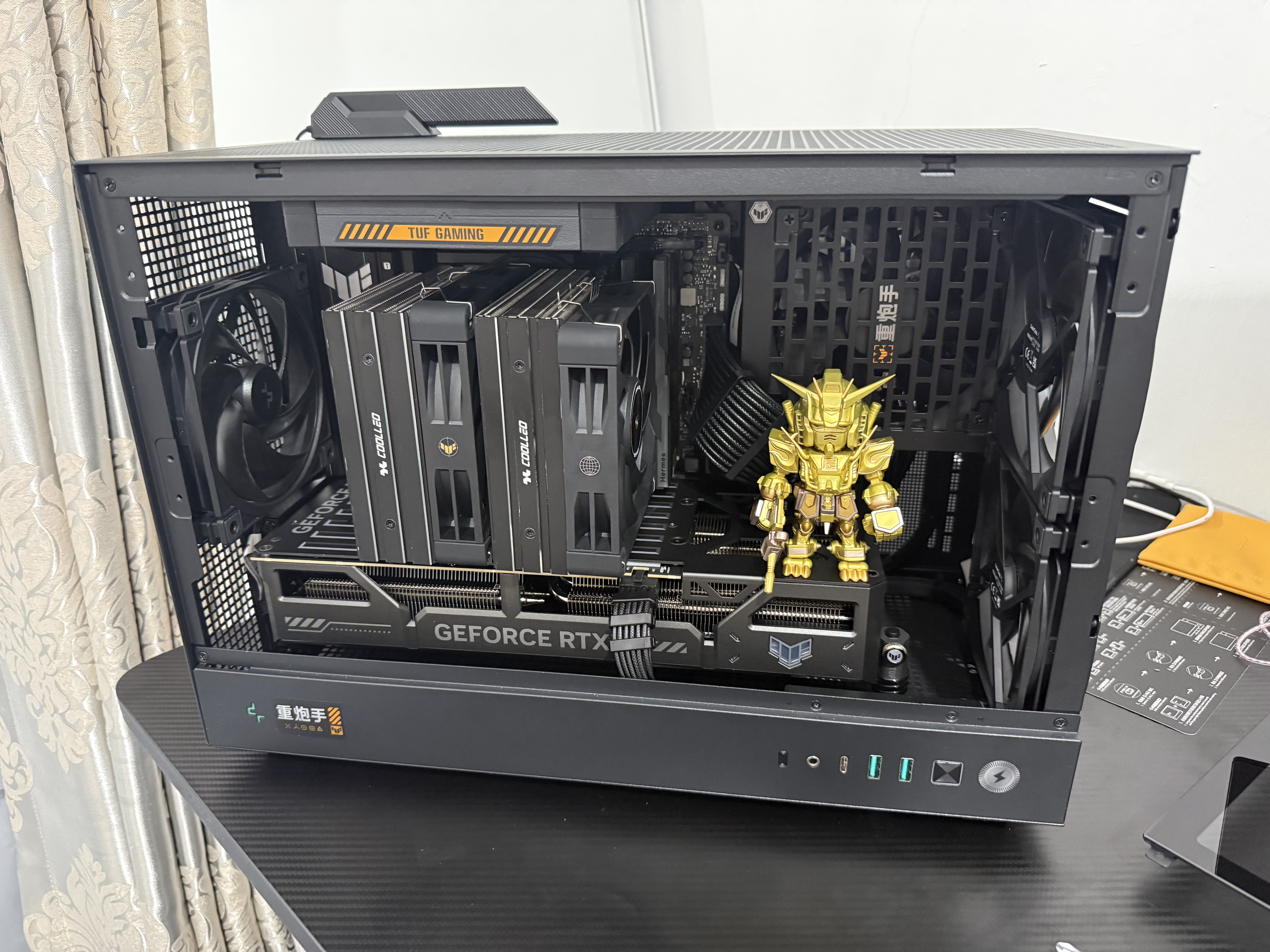 追风者（PHANTEKS）AMP GH金牌750W全模组黑色电脑机箱电源(ATX3.1/PCIe5.1/12V-2x6 /日系电容/5070显卡） 实拍图