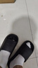 利达妮（TZLDN）防臭拖鞋男士防滑踩屎感夏季室内家居家用浴室外穿厚底eva凉拖鞋 黑色 44-45 【适合43-44码】 实拍图