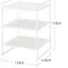 宜家（IKEA）JONAXEL尤纳赛尔搁架单元简约现代收纳架置物架书架 白色50x51x70 实拍图