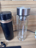 富光玻璃杯双层 带茶隔大容量隔热茶杯高档商务泡茶车载水杯透明杯子 实拍图