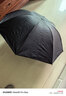 雨伞手动遮阳伞三折折叠黑胶防晒遮阳晴雨两用伞 【手动8骨】黑色UV 实拍图