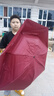【全网爆款】手动UV折叠雨伞男女晴雨伞两用防晒遮阳黑胶伞 【新人福利】7骨 纯色随机无黑胶 实拍图