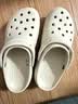 卡骆驰（CROCS）白鹿同款云朵洞洞鞋|206750 骨白色-2Y2 40(260mm) 实拍图