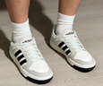 adidas JENNIE同款贝果鞋ASTIR厚底网面透气老爹鞋阿迪达斯三叶草 白/灰   36.5 实拍图