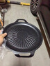 麦饭石烤肉盘家用不粘锅铁板烧韩式烤肉锅电磁炉卡式炉户外烤盘 太阳花烤盘28cm 实拍图