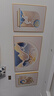 猫九酱奶油风客厅装饰画福鹿三联画高级感壁画大气沙发背景墙挂画 实拍图