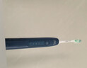 飞利浦（PHILIPS）声波电动牙刷钻石3系 5倍洁齿5种模式 洁净刷头*2 生日礼物送男士/女友 价保618 HX5181/02蓝 实拍图