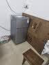 奥克斯小冰箱家用小型迷你冷藏冷冻两用出租房宿舍用节能省电寝室办公室电冰箱 【净化去味】156银色【高效保鲜 铜管速冷】42L 实拍图