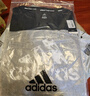 阿迪达斯（adidas）【特价清仓】夏季男女同款短袖男T恤跑步健身运动速干 黑白 3XL 实拍图
