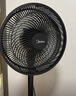 美的（Midea）【超级单品】七叶轻音立式电风扇家用柔风落地扇台式桌面小型风扇大风量节能摇头宿舍电扇 SAF30AB 实拍图