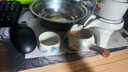 瓷牌茗茶具（cipaiming teaset）汝窑自动茶具套装家用懒人泡茶神器办公室会客功夫茶杯茶壶整套 米黄锦绣江山自动6杯礼盒 8件 实拍图