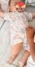 夏季婴儿衣服纯棉短袖连体衣女男宝宝哈衣爬爬服0-2岁婴幼儿服饰 紫色花朵 80cm 实拍图