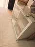 帅仕（shuaishi）厨房置物架落地岩板餐边收纳柜橱柜微波炉烤箱锅具储物架碗柜用具 【免钉安装】白3层100长45深-可调高丨特厚强承重 实拍图