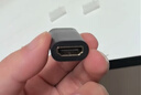 山泽HDMI延长器转接头 母对母高清连接头2.0版 HDMI对接头直通头串联延长器 黑色HFD-02 实拍图