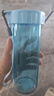 特百惠（Tupperware）莹彩430ml塑料杯男女士学生运动水杯子大容量泡茶杯 晴天蓝 实拍图