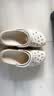卡骆驰（CROCS）贝雅云彩女士洞洞鞋休闲鞋|208186 冬日白-11S    39 (250mm)   实拍图