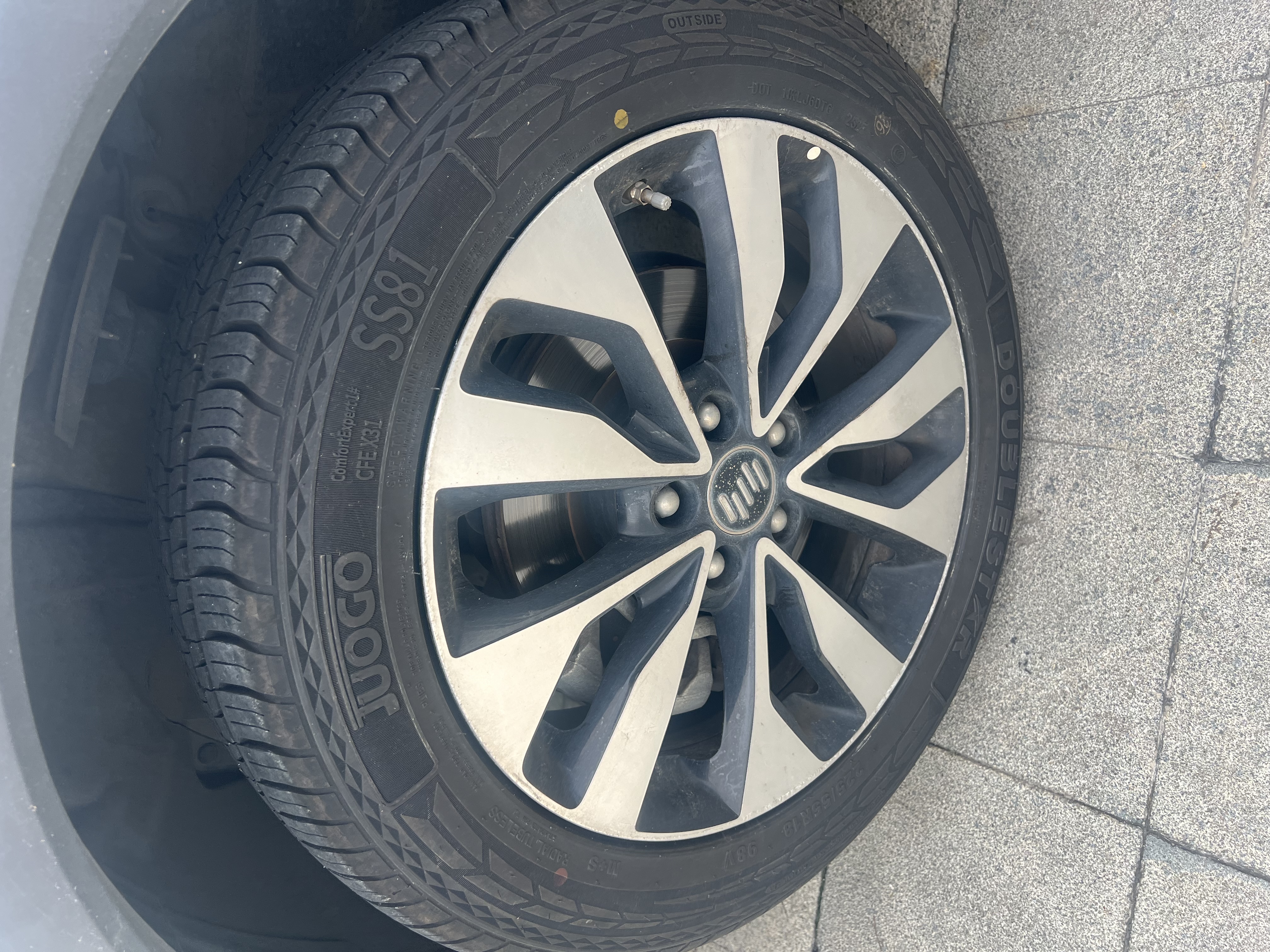 双星JUOGO静音棉轮胎 225/55R18 98V X31 适配新奥迪A6L/深蓝SL03 实拍图