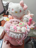 AWHAHelloKitty玩偶花束库洛米卡通毛绒玩偶花束生日礼物送女朋友 公主风hellokitty玩偶花束+礼袋灯串 实拍图