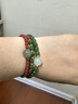 水贝黄金转运珠足金999光面金珠5D硬金工艺串珠吊坠隔离珠送女神礼物 3mm金珠30颗金珠（共约0.6g）（送合金链） 实拍图