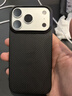 PITAKA适用苹果iPhoneAir手机壳MagSafe磁吸凯夫拉芳纶碳纤维纹高级感超薄编织裸机手感保护套 黑灰 实拍图