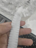 安美尚（ams）一次性帽子加厚无纺布头套透气网头发帽厨房食堂厨师无尘车间工作卫生防污防尘头罩一百个白色 实拍图