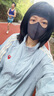 奥克云全脸防晒面罩女防紫外线2026新款夏季透气口罩冰丝凉感黑色2只装 实拍图