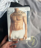 Calvin Klein内衣【吴晗同款】男士三条装ck低腰棉质透气防夹臀四角平角内裤男 NP2765OQGX-深蓝色/玫红色/麻灰 L 实拍图