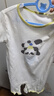 童泰（TONGTAI）婴儿短袖连体衣夏季薄款衣服宝宝外出哈衣爬服提花黄色80cm 实拍图