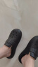 朴西厚底包头半拖女士夏外穿洞洞鞋 珍珠黑  35-36 实拍图