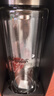希诺抗菌玻璃杯双层防烫办公车载水杯男高档泡茶杯子XN-9607K 410mL 实拍图