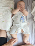 9i9婴儿肚兜纯棉纱布夏薄新生儿护肚背心宝宝睡袋连体衣2件A175 实拍图