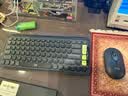 罗技（Logitech）POP ICON KEYS无线蓝牙键盘 AI轻音薄膜电脑办公键盘鼠标套装mac ipad键鼠套装泡泡键盘自定义85键 POP ICON COMBO 黑色 实拍图