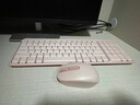 罗技（Logitech）MK251无线蓝牙键盘鼠标套装 办公商务笔记本电脑 数字键盘99键粉色键鼠套装（K251键盘+M196鼠标） 实拍图