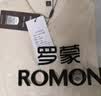 罗蒙（ROMON）t恤男夏季纯色短袖男士polo衫男休闲商务上衣男装 实拍图