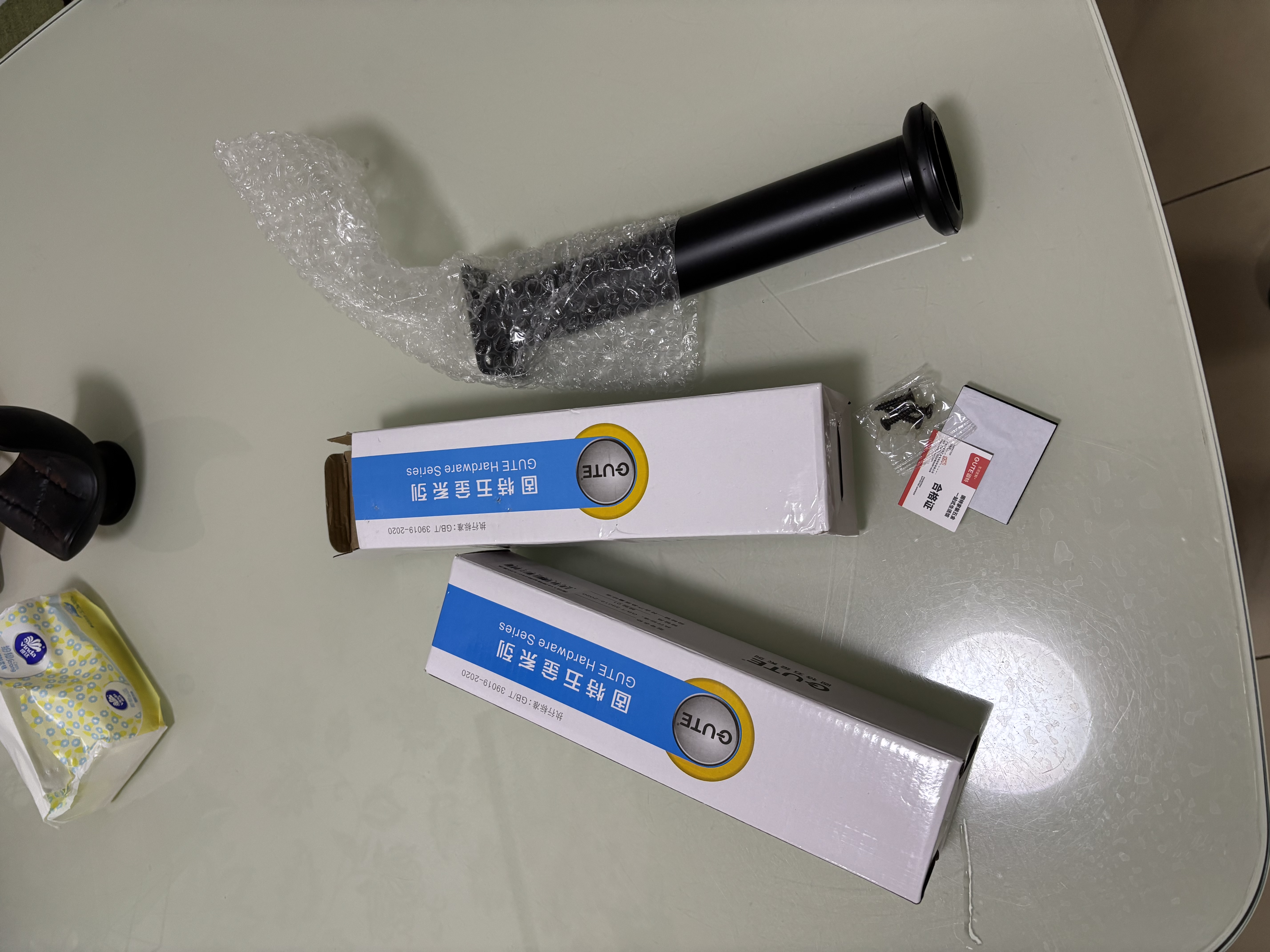 固特（GUTE）可调节桌腿支撑脚架橱柜脚增高浴室电视柜子腿床茶几沙发脚25-42 实拍图