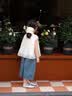 G.duck小黄鸭女童夏装套装2026新款儿童服装中小童女孩衣服娃娃衫两件套 图片色 110 cm 实拍图