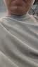 真维斯（Jeanswest）白t恤男短袖夏季男士日系简约重磅华夫格半截袖男生宽松大码上衣 实拍图