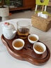 豪峰家用整块全实木花梨木小型干泡茶盘蓄水茶台茶托盘轻奢七夕节礼物 实拍图