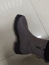 莱尔斯丹秋冬新款时尚圆头拉链加绒保暖厚底短靴女靴2T46606V 褐灰色TPL 37 晒单实拍图