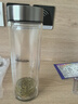 希诺（heenoor）双层玻璃杯男士办公泡茶杯送礼耐高温大容量水杯节日礼物礼盒 升级-抗菌版410ml 实拍图
