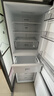 美的241升三门冰箱灰色小型风冷家用变频租房小冰箱新国标一级能效MR-249WTPE以旧换新国家补贴 实拍图