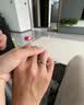 水云淼情侣戒指对戒仿真莫桑求婚钻戒结婚道具拍照戒指一对可调节送女友 仿真钻戒一对可调节【送戒指盒】 实拍图