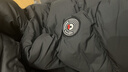 保姆鹅  【风墙】儿童羽绒服宝宝中长款护脸加厚外套保暖童装[NG2664] 炭黑 140 实拍图
