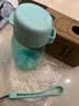 特百惠（Tupperware）嘟嘟企鹅350ML塑料杯夏季儿童可爱水杯子男女学生带提绳 海雾蓝 实拍图