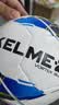 卡尔美（KELME）机缝足球4号5号成人儿童中考标准比赛训练青训学生 白荧光蓝5号 实拍图