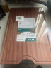 双枪乌金檀木整木菜板 百年龄砧板家用切菜案板抗菌实木菜板40*28*3 实拍图