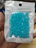 手工DIY10mm水晶串珠套装手链项链饰品配件手机链 湖蓝色 直径8mm（约50颗） 实拍图